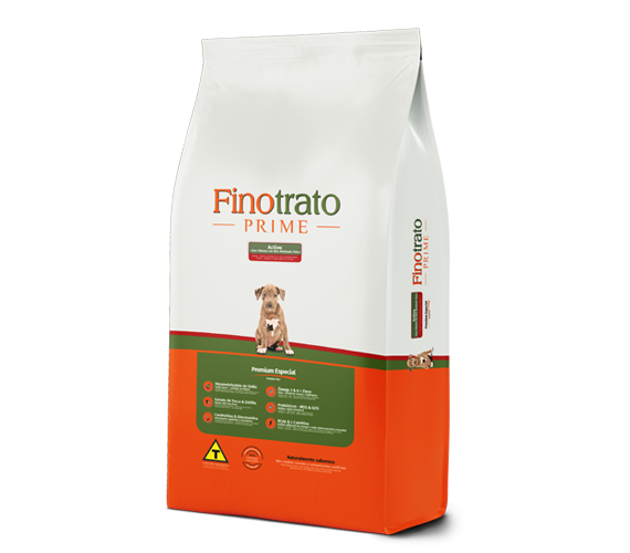 Finotrato Prime Active Cães Filhotes 15kg