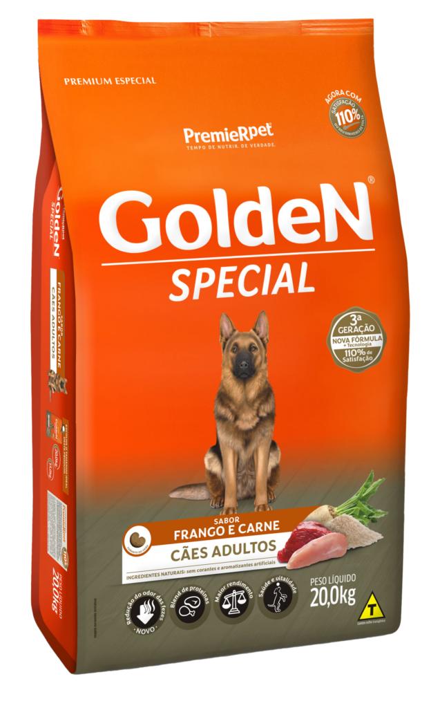 Golden Special Adultos, Frango e Carne 20kg