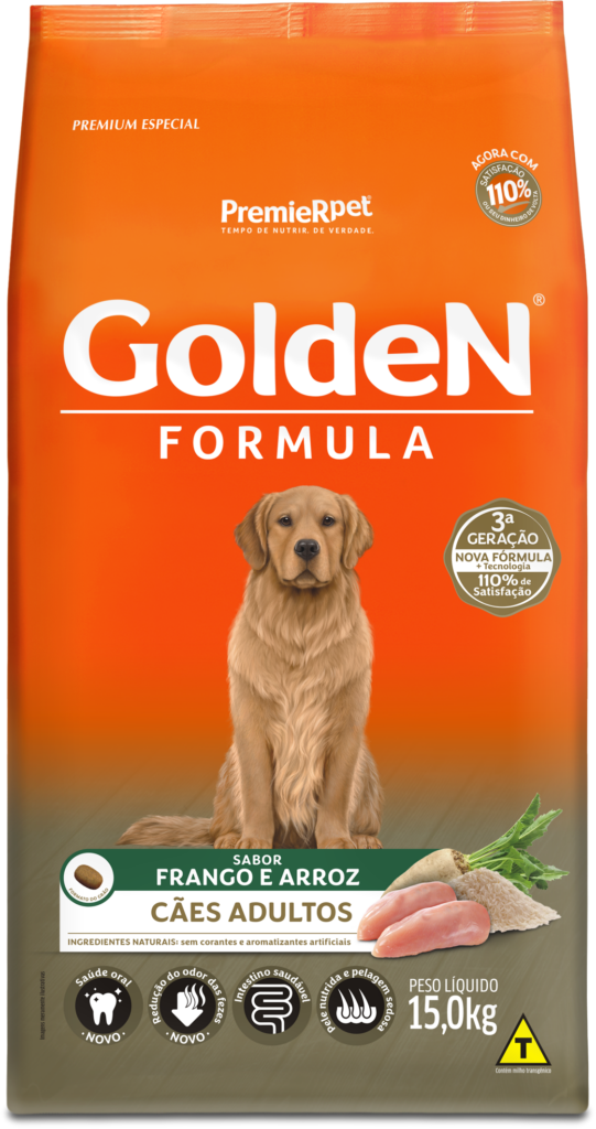 Golden Formula Adultos, Frango & Arroz 15kg