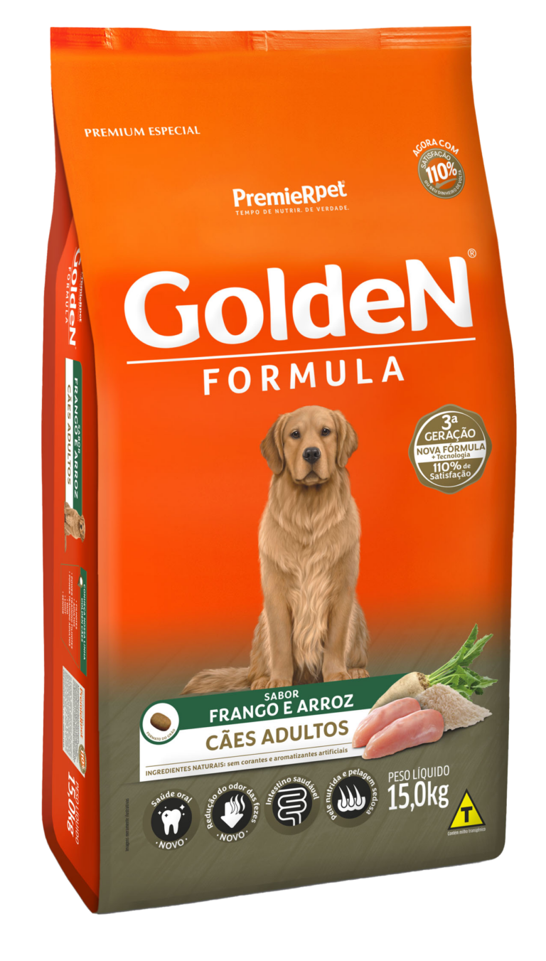 Golden Formula Adultos, Frango & Arroz 15kg