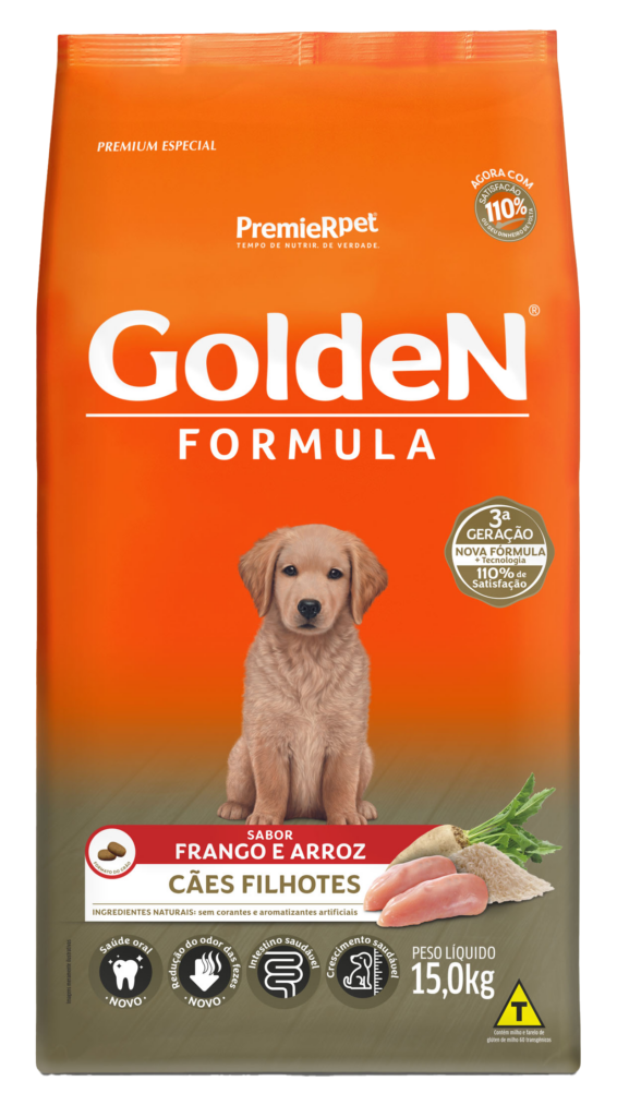 Golden Formula Filhotes, Frango & Arroz 15kg
