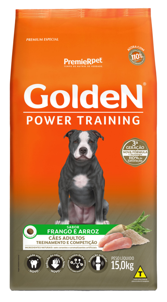 Golden Power Training Adultos Frango & Arroz 15kg