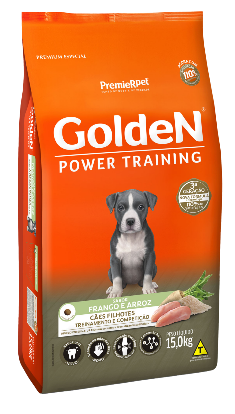 Golden Power Training Filhotes, Frango & Arroz 15kg