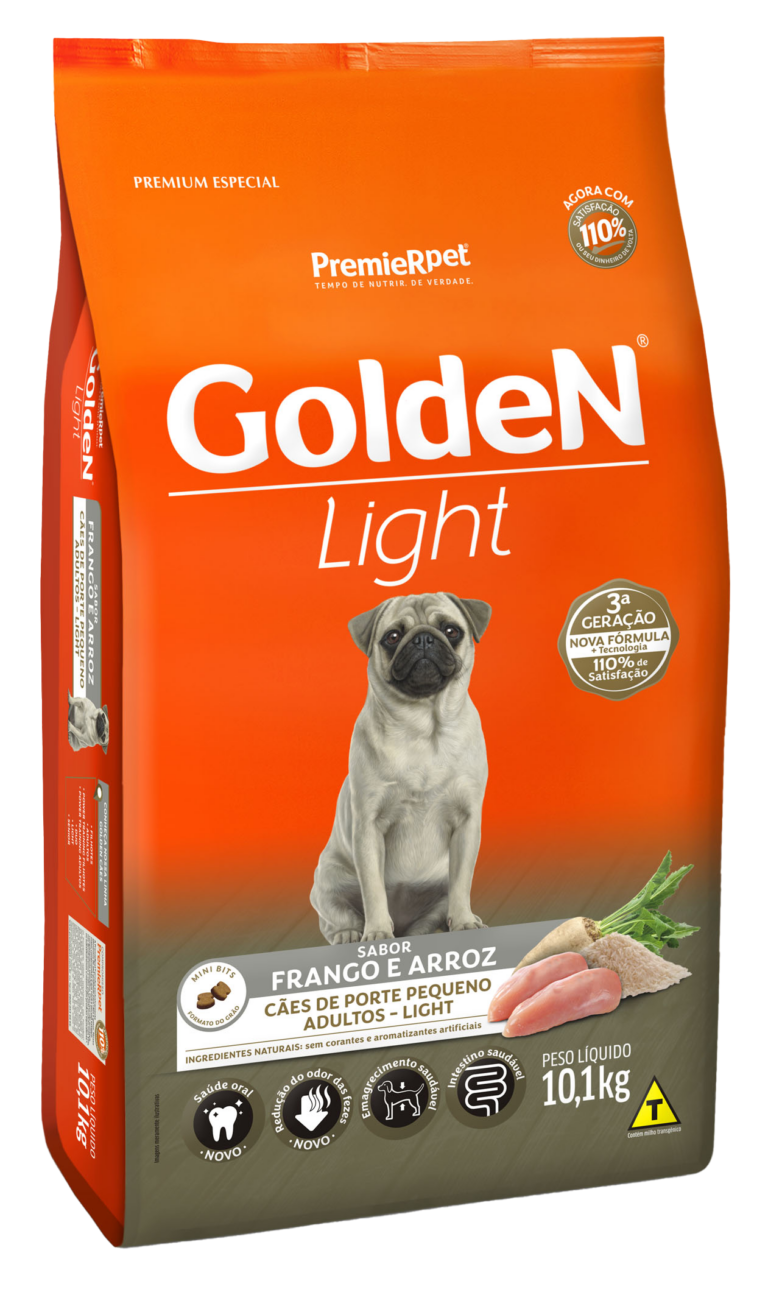 Golden Formula Adultos Porte Pequeno, Frango & Arroz Light 10kg