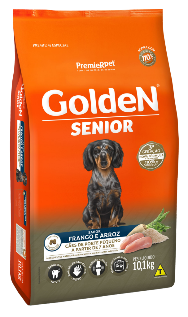 Golden Formula Senior Porte Pequeno, Frango & Arroz Mini Bits 10kg