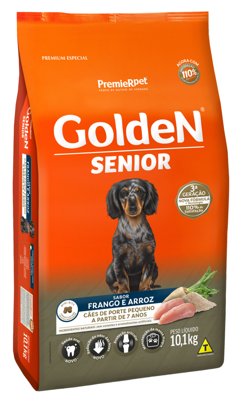 Golden Formula Senior Porte Pequeno, Frango & Arroz Mini Bits 10kg