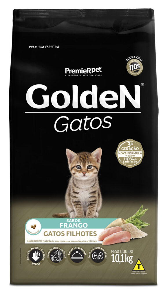 Golden Gatos Filhotes Sabor Frango