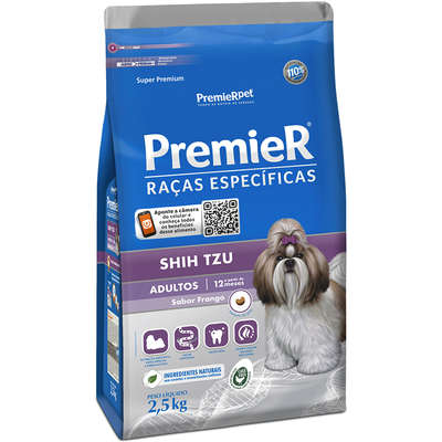 Ração Premier Raças Específicas Shih Tzu , Frango 2.5KG