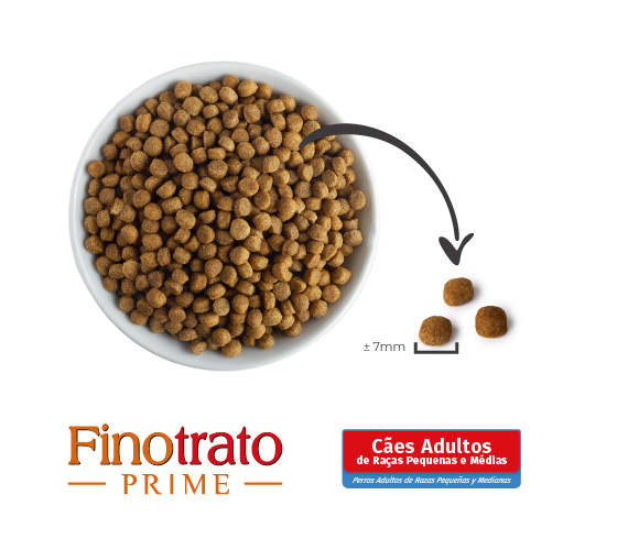 Finotrato Prime Adultos de Raças Pequenas e Médias 10KG