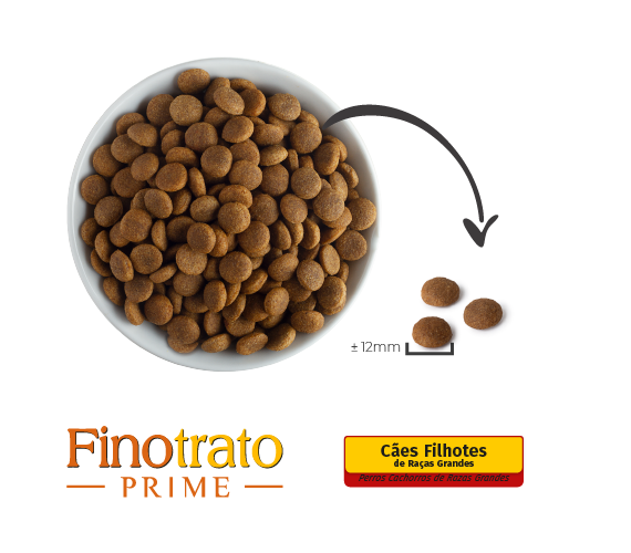 Finotrato Prime Cães Filhotes de Raças Grandes 15kg