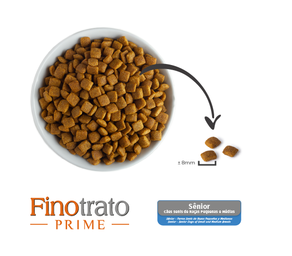 Finotrato Prime Sênior Cães de Raças Pequenas e Médias 10kg