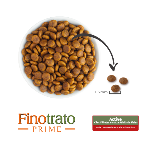 Finotrato Prime Active Cães Filhotes 15kg
