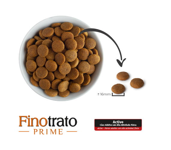 Finotrato Prime Active Cães Adultos 15kg